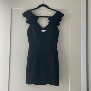 Amanda Uprichard Black Mini Dress